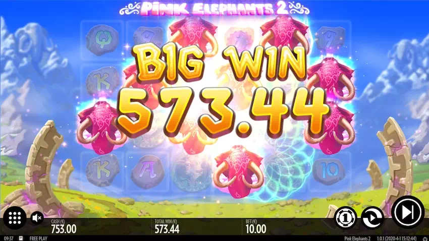 Игровой автомат Pink Elephants 2 (Thunderkick) играть бесплатно Франк казино